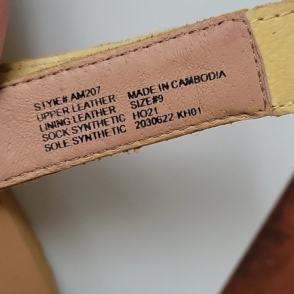 Madewell The Maggie Leather Platform Sandal Size 9